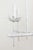 Hollywood Regency Painted Hollywood Regency Faux Bamboo Chandelier For Sale - Image 3 of 8