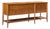 John Keal for Brown Saltman Style Mid Century Mahogany and Cane Console Credenza For Sale