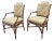 Palecek Pavilion Rattan Armchairs, Pair, Custom Greek Key Fabric, Hollywood Regency Style For Sale In Naples, FL - Image 6 of 12