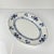 Oval Terre de Fer KG Lunéville platter, "Jane" pattern, blue, 1890-1915 Dimensions: 35 x 25 cm Height: 4 cm Antique item...