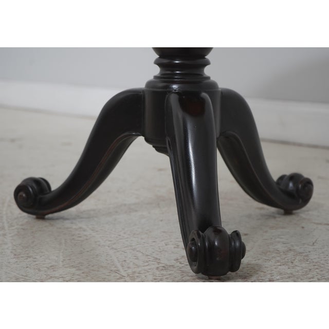 Maitland Smith Clover Decorated Top Occasional Lamp Table For Sale - Image 9 of 13