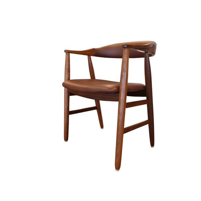 Vintage Armchair in Teak and Leather from Farstrup Møbler, 1960s For Sale - Image 6 of 18