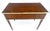 Mid 20th Century Baker Very Fine All Rosewood & Brass Gallery Trim Petit Desk Console Table MINT! For Sale - Image 5 of 14