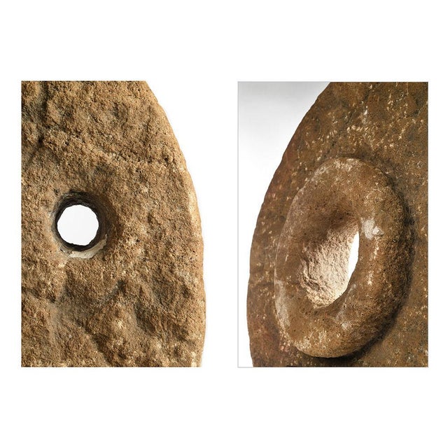 Stone Wheel on Iron Stand, 1890s For Sale - Image 5 of 7