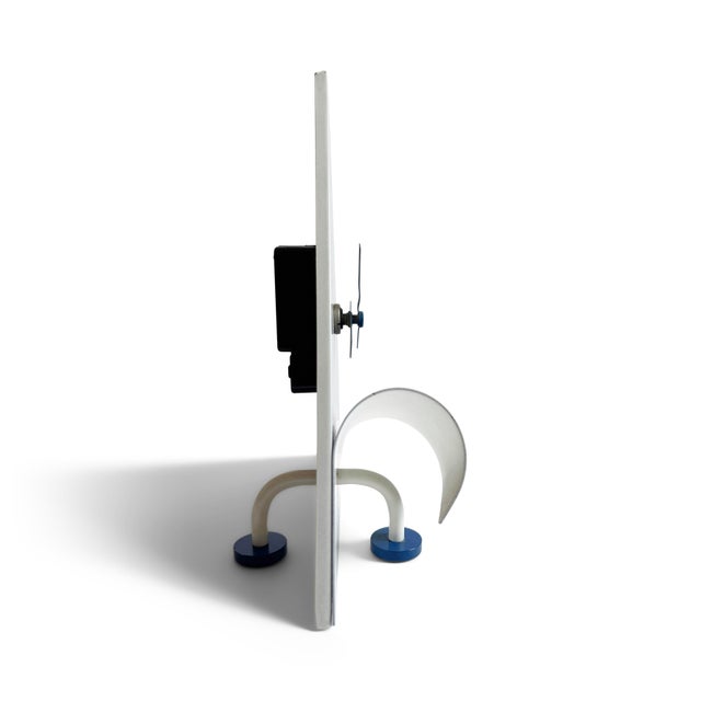 1980s Postmodern Triangular Desk Clock by Jeco For Sale - Image 9 of 9