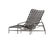 Not Yet Made - Made To Order Brown Jordan Kantan Aluminum Vinyl Chaise Lounge, Mica frame with Coffee fabric For Sale - Image 5 of 11