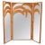 Wood Mirrored Screen with Bamboo Palm Trees from Vivai Del Sud, 1970 For Sale - Image 7 of 7