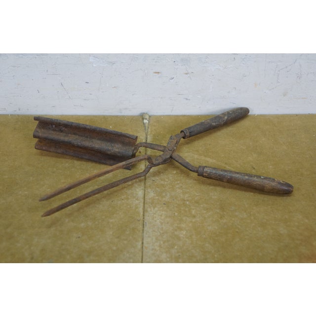 5 Antique Assorted Kitchen Tools French Fry Cutter Egg Beater Cabbage Slicer For Sale - Image 12 of 17