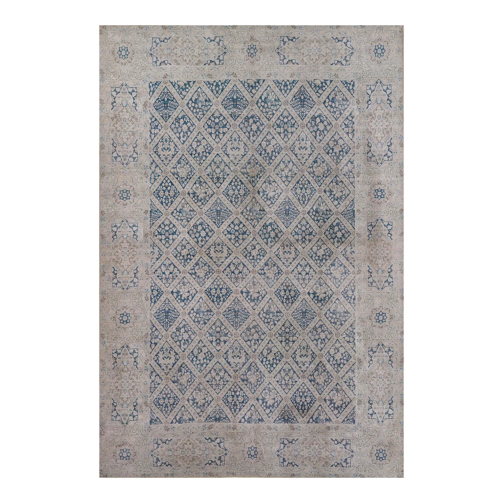 Erin Gates by Momeni Dorset Coventry Polyester Blue Area Rug 2' X 3 ...