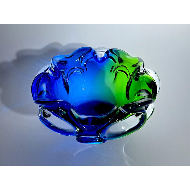 Mid-Century Modern Murano Glass Centerpiece Bowl, 1970s For Sale - Image 3 of 8