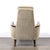 Mid-Century Walnut & Smoked Taupe Mohair Curved Arm Lounge Chair & Ottoman For Sale - Image 14 of 18