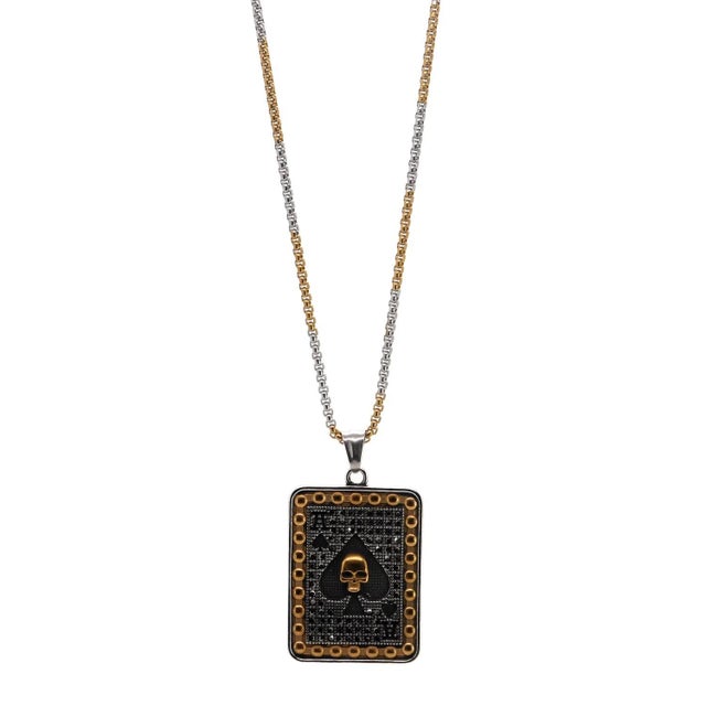 Early 21st Century Ace of Power Pendant Chain Necklace For Sale - Image 5 of 9