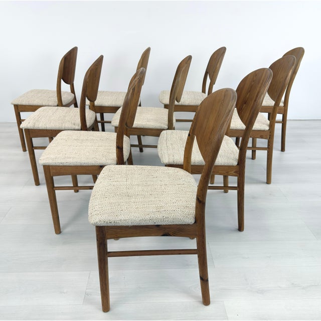 Wood Korup Stolefabrik Dining Chairs, 1970s - Set of 10 For Sale - Image 7 of 15