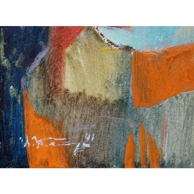 Uldis Krauze, Two Friends, 1991, Oil on Cardboard For Sale - Image 3 of 4