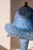 Glass Pâte De Verre Mushroom Table Lamp in Blue-Speckled Glass, France, 1980s For Sale - Image 7 of 9