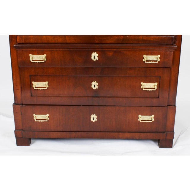 Wood 19th Century Biedermeier Secretary For Sale - Image 7 of 18