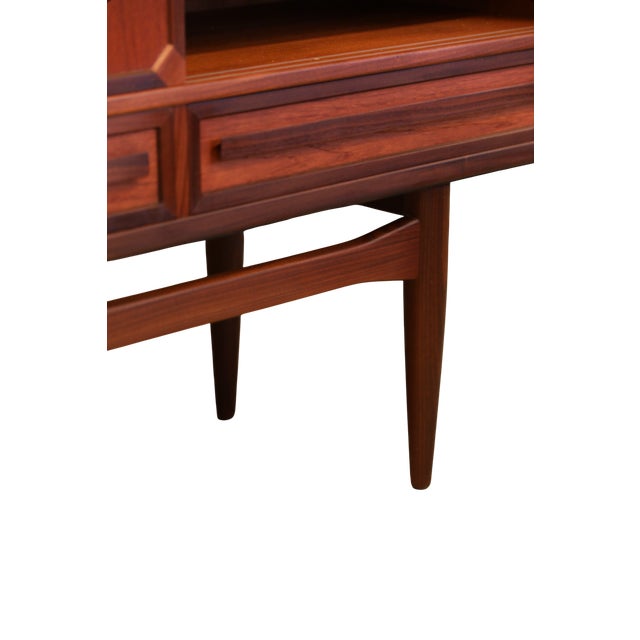 Danish Sideboard in Teak and Walnut with Sliding Doors, 1960s For Sale - Image 15 of 18