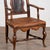 Brown 19th Century Danish Oak and Leather Wingback Armchair For Sale - Image 8 of 14