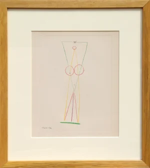 Standing Nude, Plate 14, Pablo Picasso Pochoir on Lana Paper