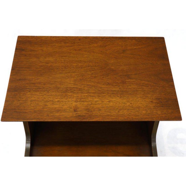 Henredon Walnut OneDrawer End Tables Nightstands a Pair Chairish