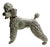 Antique Vienna Keramos Austria Porcelain Poodle, 1930s For Sale