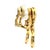 A timeless and unmistakably chic pair of authentic Bulgari BVLGARI drop earrings crafted in 18 karat yellow gold and...