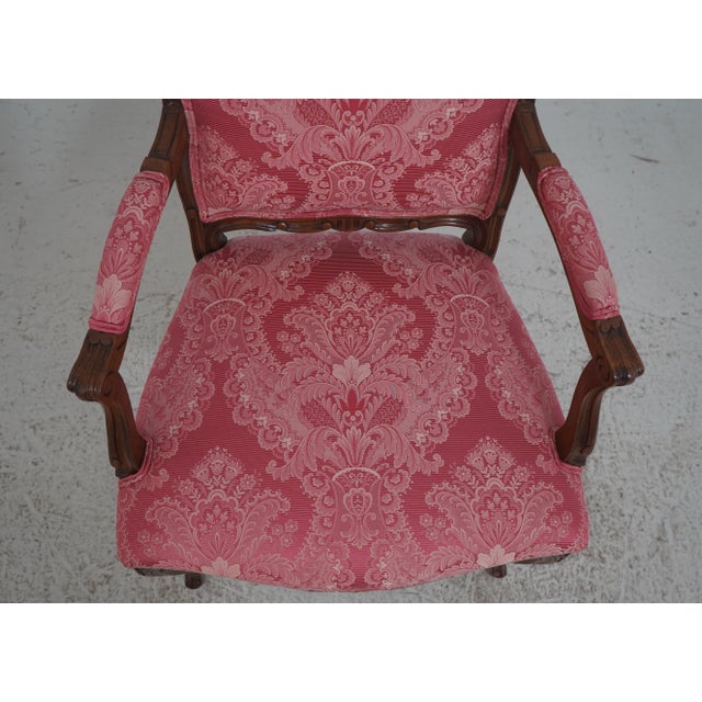 Set of 8 French Louis XV Upholstered Dining Chairs For Sale - Image 10 of 18