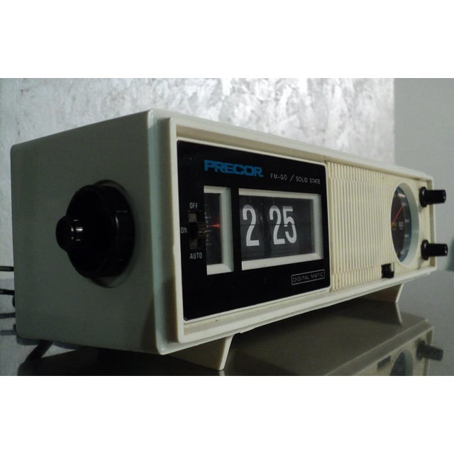 Radio and Digital Alarm Clock by Federal Communications Commission for Precor, 1970s For Sale - Image 6 of 6