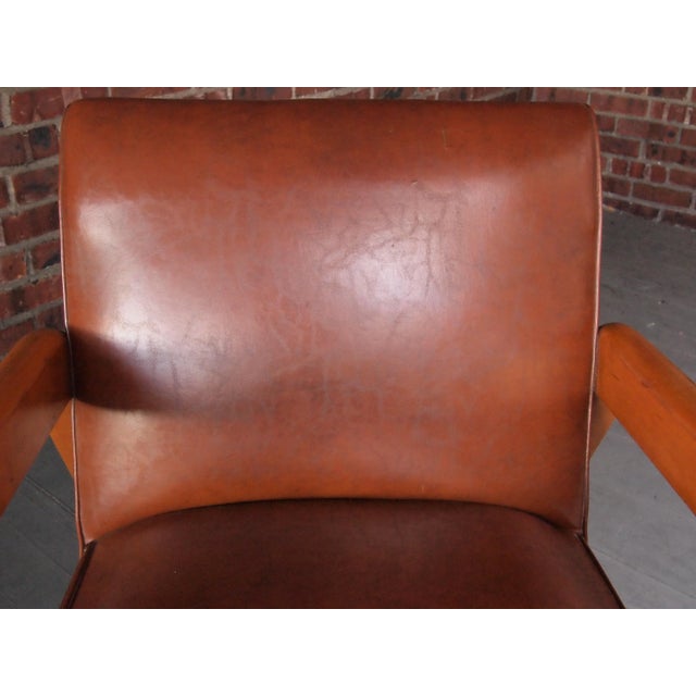 Wood Mid 20th Century Lounge Armchair Attributed to Russel Wright for Thonet For Sale - Image 7 of 13