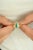 Unique 18k Gold Tapered Baguette Emerald Ring for Bride Size 6.5 For Sale - Image 9 of 13