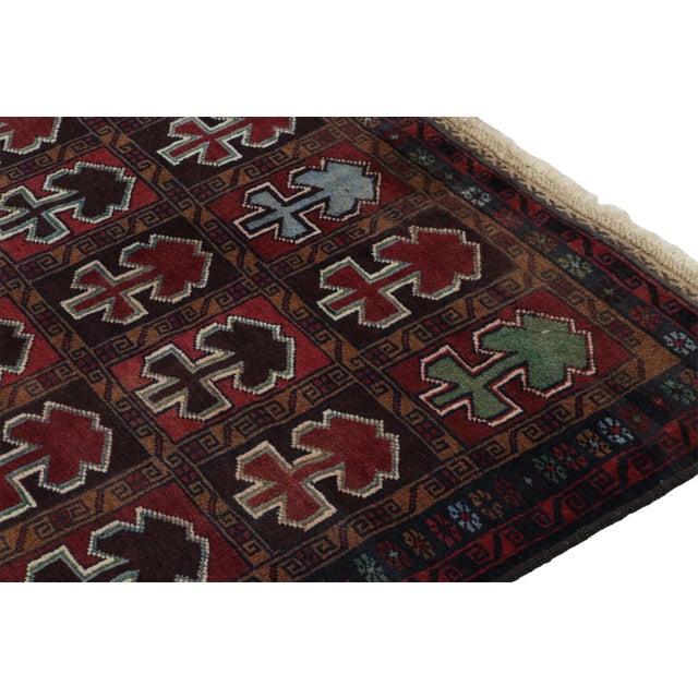 Rug & Kilim’s Baluch Tribal Rug With Colorful Geometric Patterns For Sale In New York - Image 6 of 8