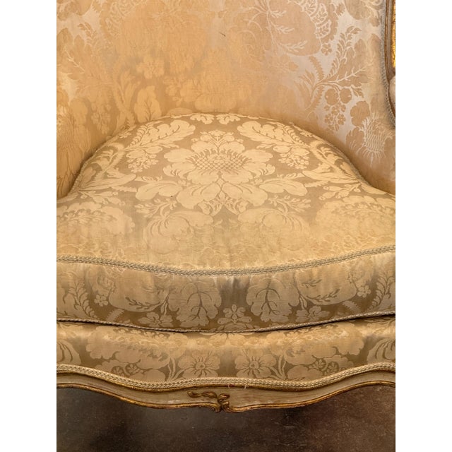 19th Century 19th Century Louis XV Style Bergere For Sale - Image 5 of 10