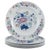 Blue Six Lunch Plates in Faience with Floral and Bird Motifs from Copeland/Spode, 1930s, Set of 6 For Sale - Image 8 of 8
