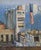 Dramatic skyline by unknown artist Cole (20th Century). A series of apartment buildings are rendered in short, colorful...