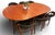 Round Danish Dining Table in Veneered Teak with Extension Leaves, 1960s For Sale - Image 12 of 14