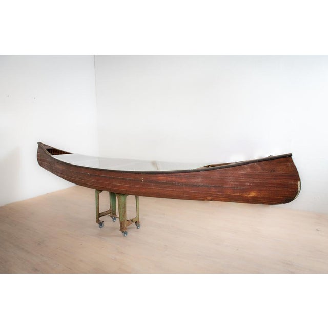 Tan Canadian Canoe Counter, 1950s For Sale - Image 8 of 14