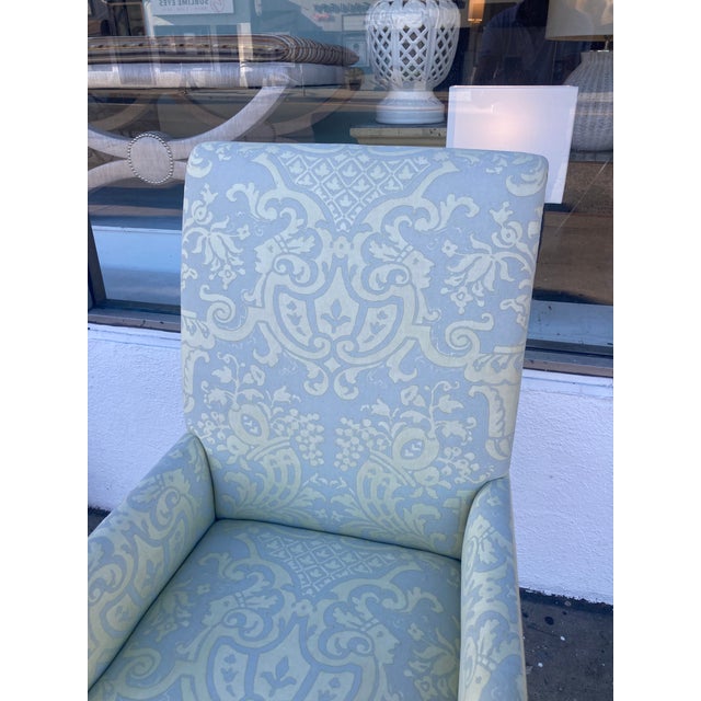 Light Gray Fortuny Arm Chair For Sale - Image 8 of 12