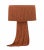 Burnt Orange Atolla Brick Tassel Table Lamp For Sale - Image 8 of 8