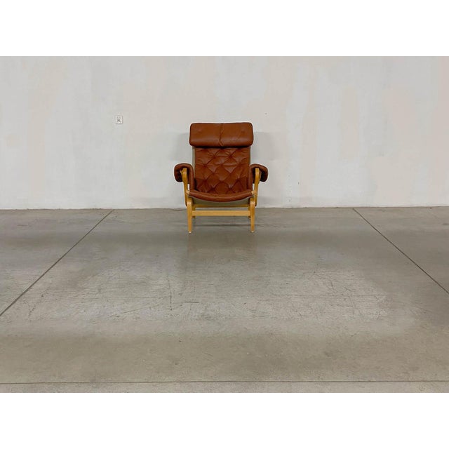 Pernilla 69 Lounge Chair with Ottoman by Bruno Mathsson for Dux, 1990s, Set of 4 For Sale - Image 17 of 18