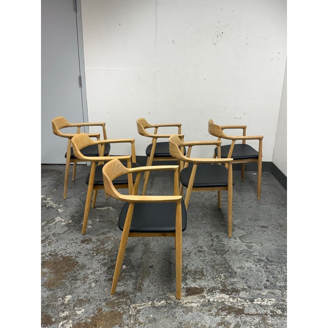 Interior Icons Hiroshima Armchairs, Set of Six For Sale - Image 4 of 12