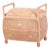 Czech Art Deco Stool in Wood and Hemp, 1940s For Sale