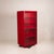 Glass Double-Face Rotating Bookcase / Cabinet in Red Lacquer by Cini Boeri for Arflex, 1980 For Sale - Image 7 of 18