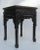 Asian Vintage C.1910-1930's Asian Hand-Carved Clawfoot Side Table With Inset Marble Top For Sale - Image 3 of 13