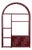 Lacquered Arched Bookcase, 1980s For Sale
