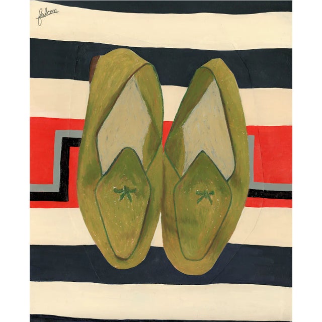"Belgians on Serape" Contemporary Original Still Life Giclee Pirnt by Daniel Falcón For Sale
