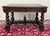 Antique French Henri II Style Writing Desk Barley Twist Carved Walnut 19th C For Sale - Image 18 of 18