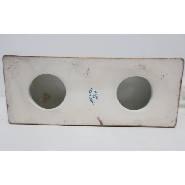 Horse Head and Mane Bookends or Decorative Object Sculptures White and Gold Porcelain, Pair For Sale - Image 12 of 13