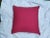 Raspberry Colored Pillow Cover for Indoor or Outdoor Use For Sale - Image 4 of 4