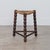 1940s Pair of French Bobbin Wood and Woven Stools For Sale - Image 4 of 10