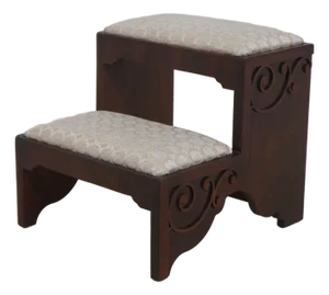 Chippendale Style Mahogany Bedsteps
